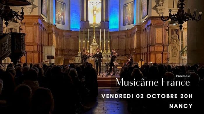 Affiche, Concert à Nancy : Ravel, Debussy, Mozart, Vivaldi, Bach, Piazzolla, Cantemir, Doppler, Waxman