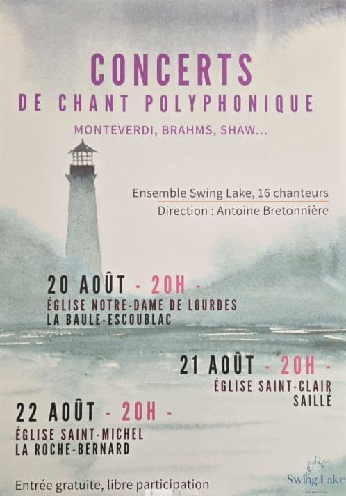 Affiche, Concert de chant polyphonique