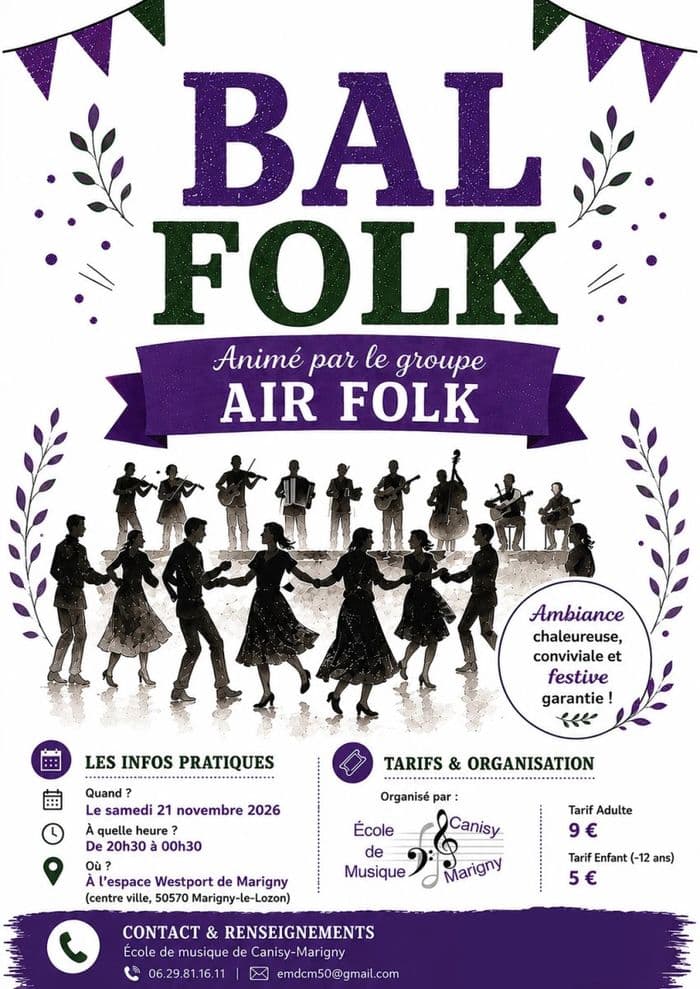 Affiche, Bal Folk