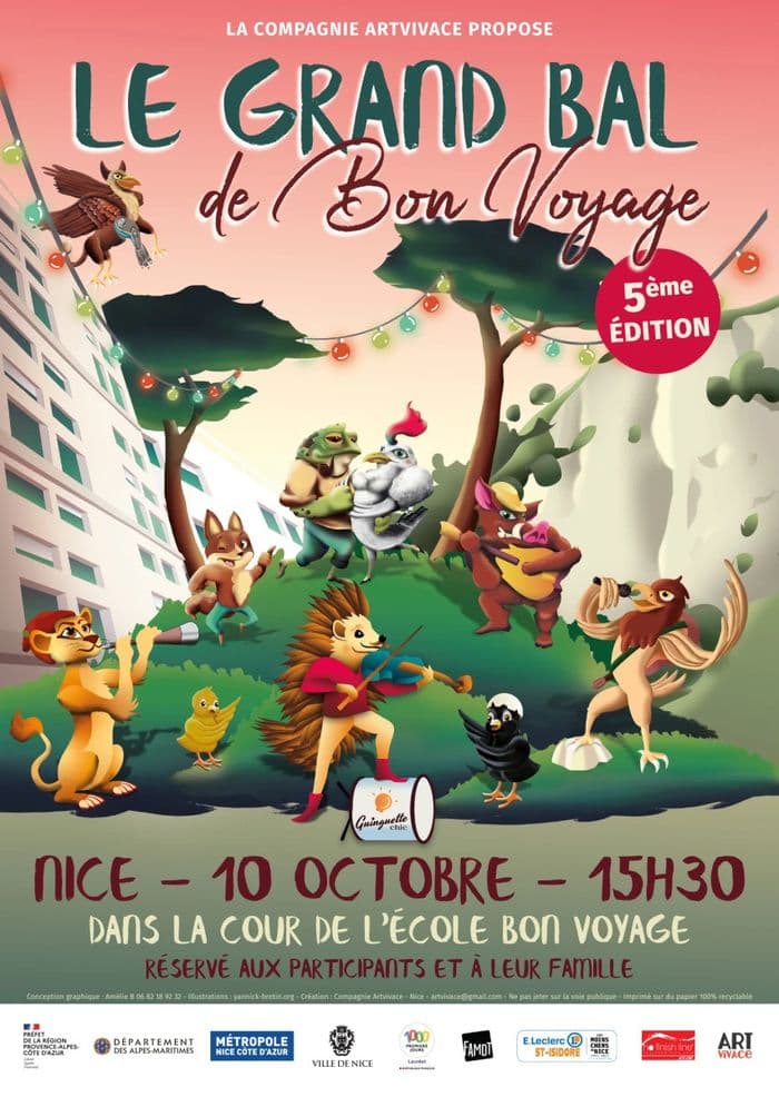 Affiche, Grand Bal des Moulins 4e édition