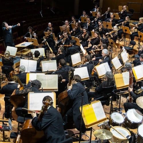 Affiche, Retransmission en live du concert dans la ville - ONBA : Bernstein Story