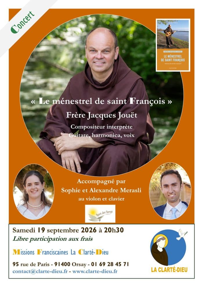 Affiche, Concert du frère Jacques Jouet