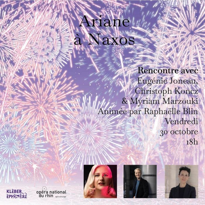 Affiche, Rencontre autour d'Ariane à Naxos