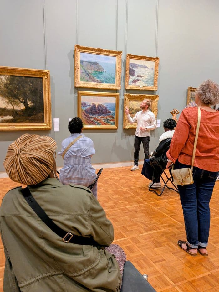 Affiche, Le Musée des beaux-arts en Slam