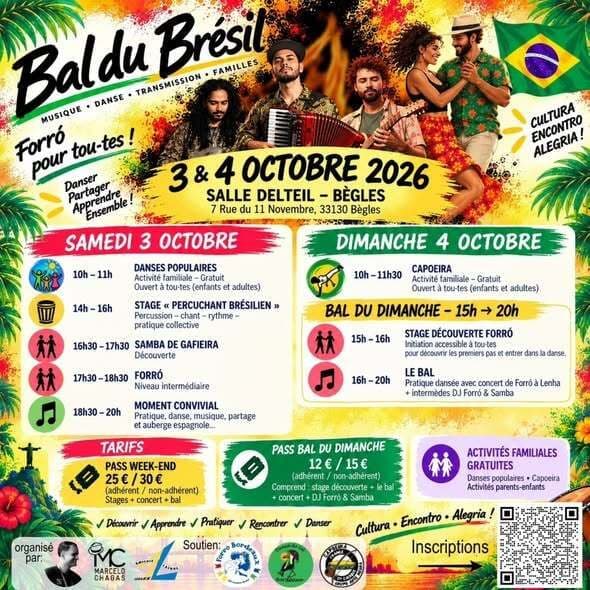 Affiche, Bal du Brésil