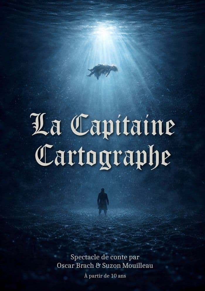 Affiche, La Capitaine Cartographe
