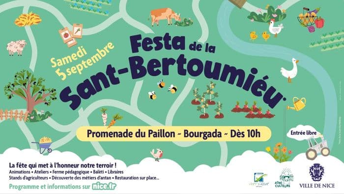 Affiche, Balèti Concert fête de la San Bertoumieu à Nice