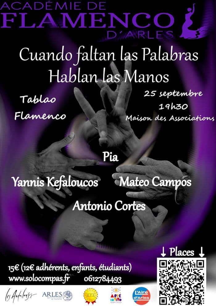 Affiche, Cuando faltan las palabras, hablan las manos