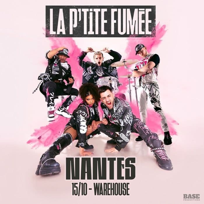 Affiche, LA P’TITE FUMÉE en concert à Nantes