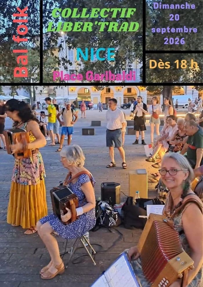 Affiche, Bal folk avec Liber'trad