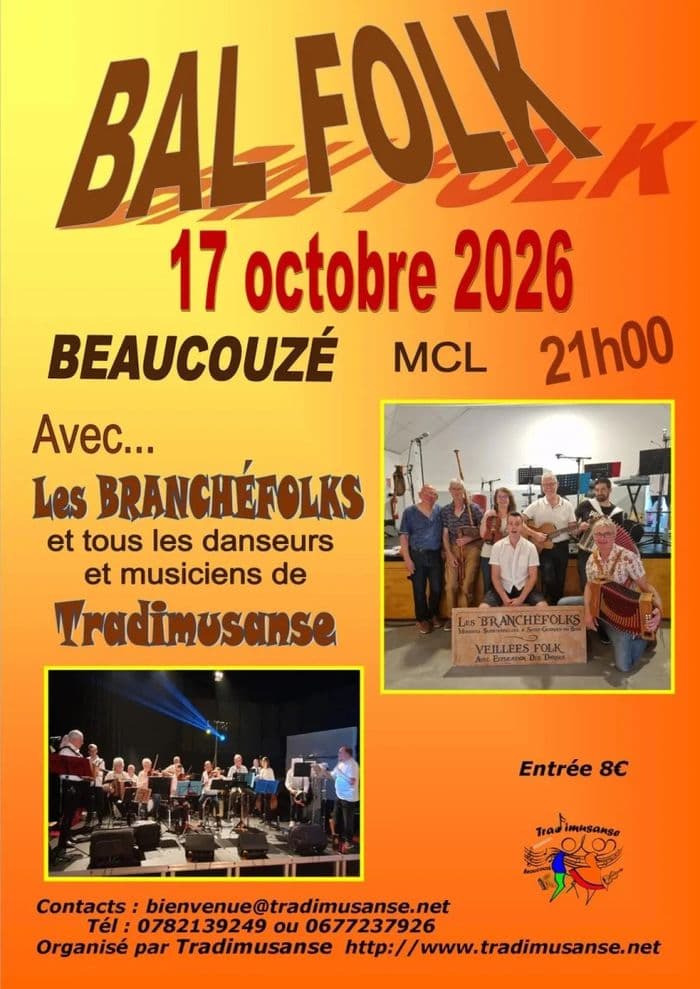 Affiche, Bal Trad