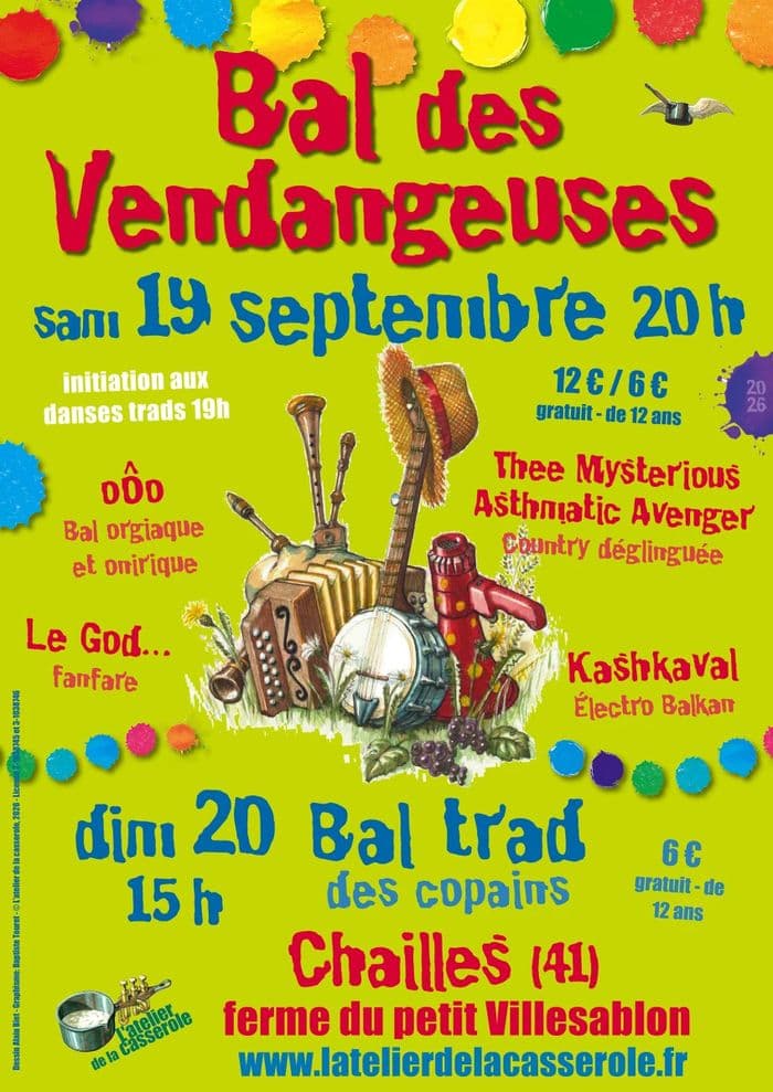 Affiche, Bal des Vendangeuses