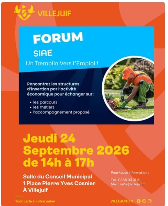 Affiche, FORUM SIAE — Un Tremplin Vers l'Emploi !