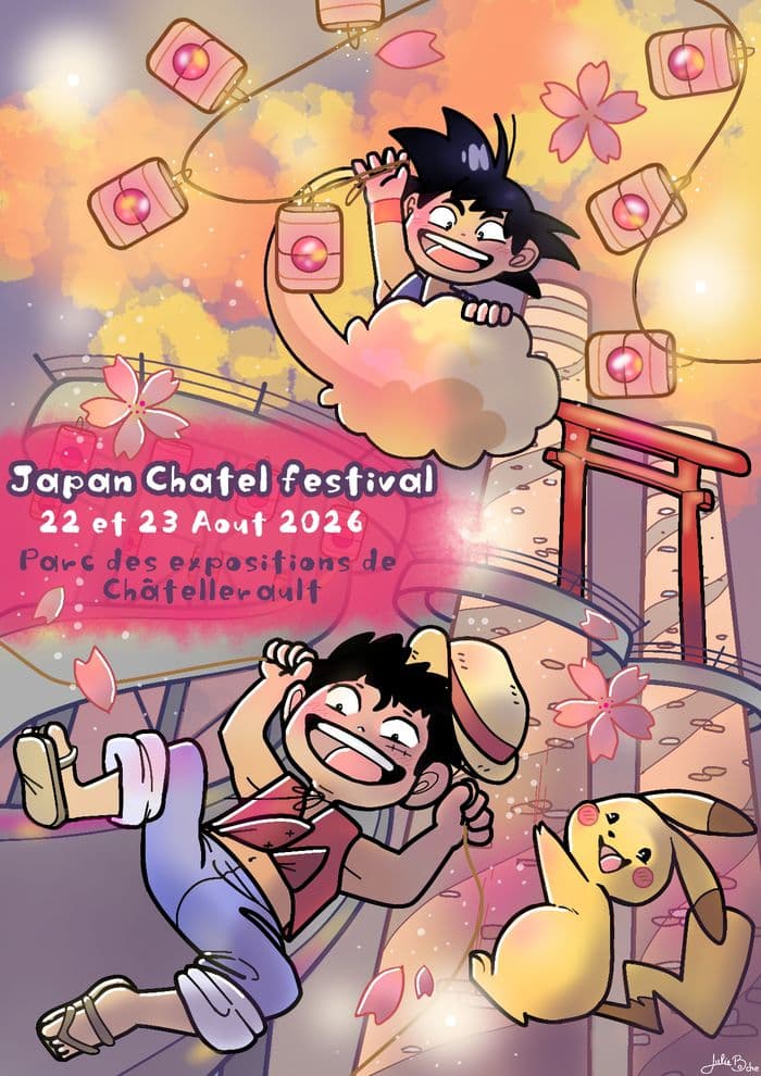 Affiche, Festival manga / rétro jeunesse