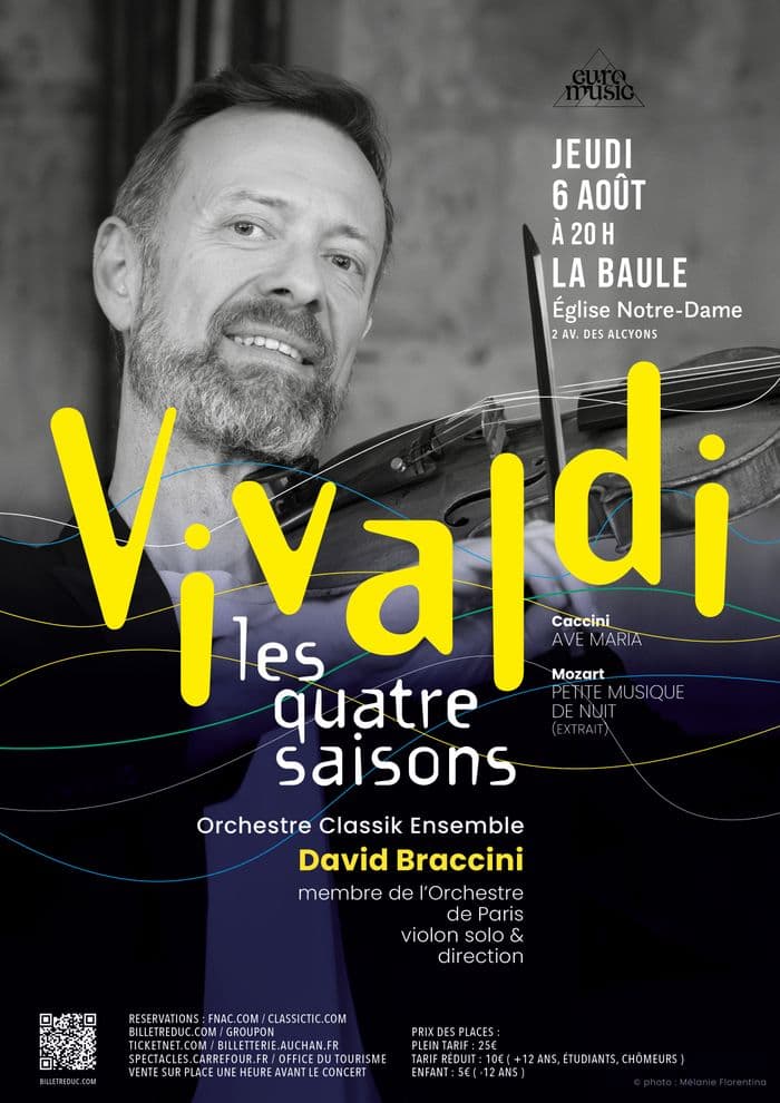 Affiche, Concert : Vivaldi, les quatre saisons