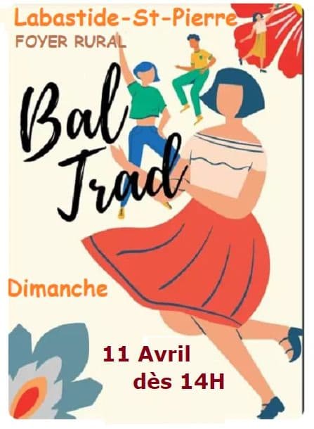 Affiche, Thé dansant TRAD - FOLK à Labastide-Saint-Pierre