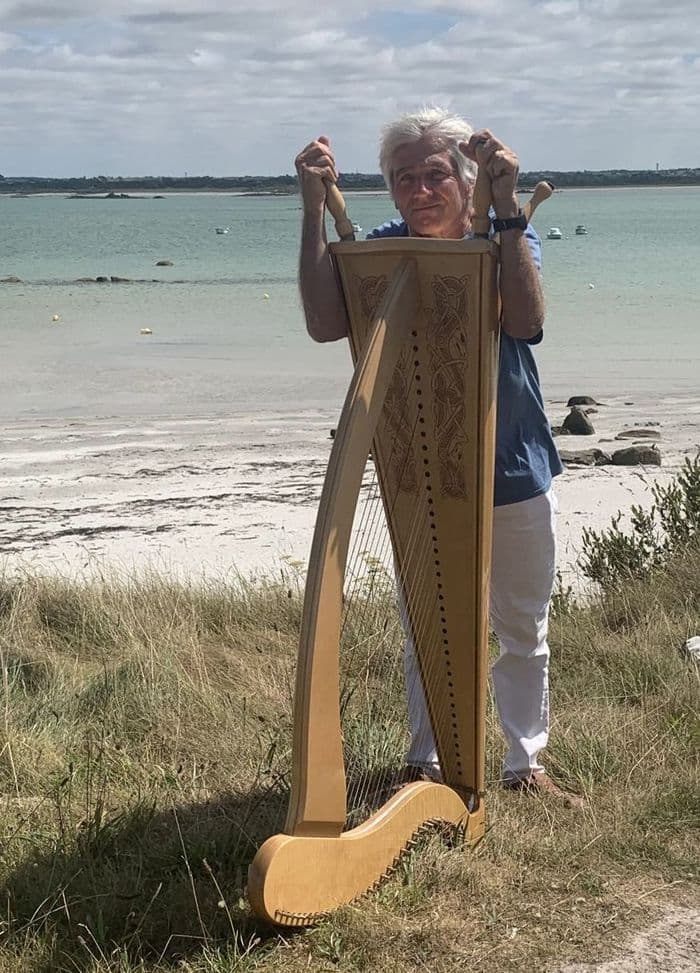 Affiche, Concert de harpe celtique – Yvon Le Quellec