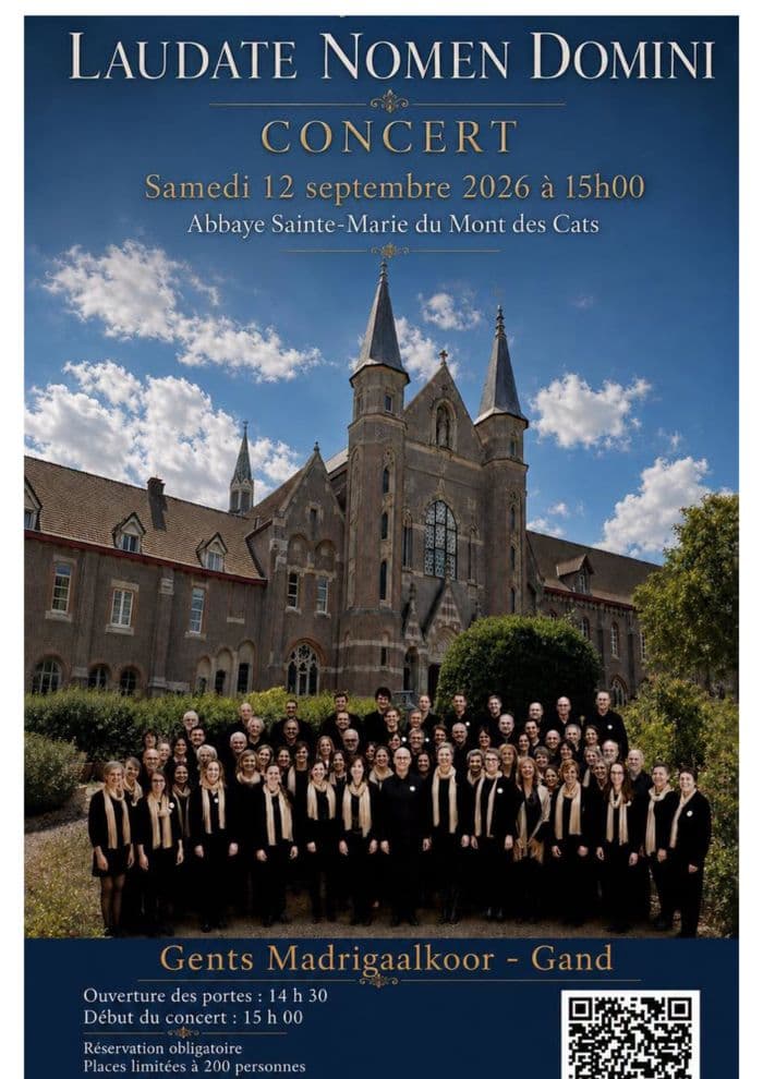 Affiche, CONCERT GENTS MADRIGAALKOOR