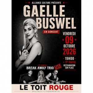 Affiche, Gaelle Buswel + Break Away Trio