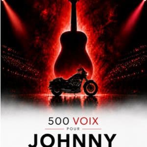 Affiche, 500 Voix pour Johnny