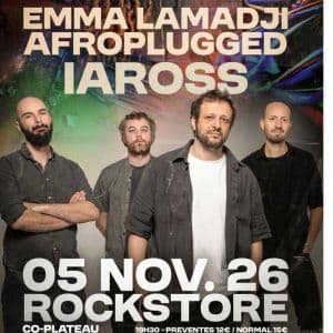Affiche, iAROSS + Emma Lamadji : AFROPLUGGED
