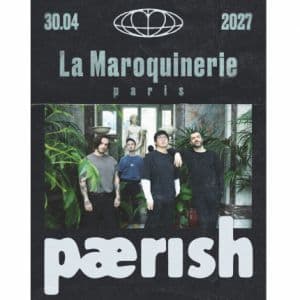 Affiche, Paerish - Paris - 30/04/27