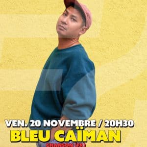 Affiche, Bleu Caiman