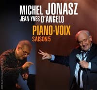 Affiche, Michel Jonasz et Jean-Yves D'Angelo : Piano-Voix