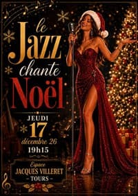 Affiche, Le Jazz chante Noël