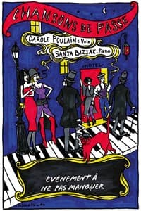 Affiche, Carole Poulain : Chansons de passe