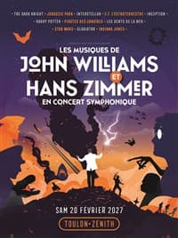 Affiche, Les Musiques de John Williams et Hans Zimmer en concert symphonique
