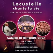 Affiche, Locustelle chante la vie
