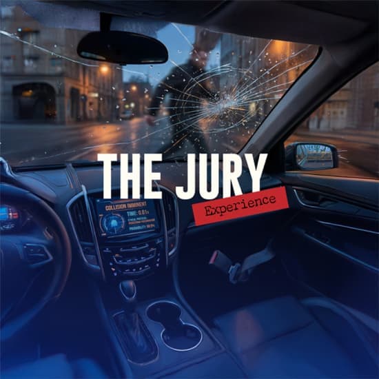 Affiche, The Jury Experience – L'IA meurtrière