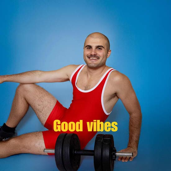 Affiche, Nicolas Zog dans 'Good Vibes' au théâtre BO Saint-Martin