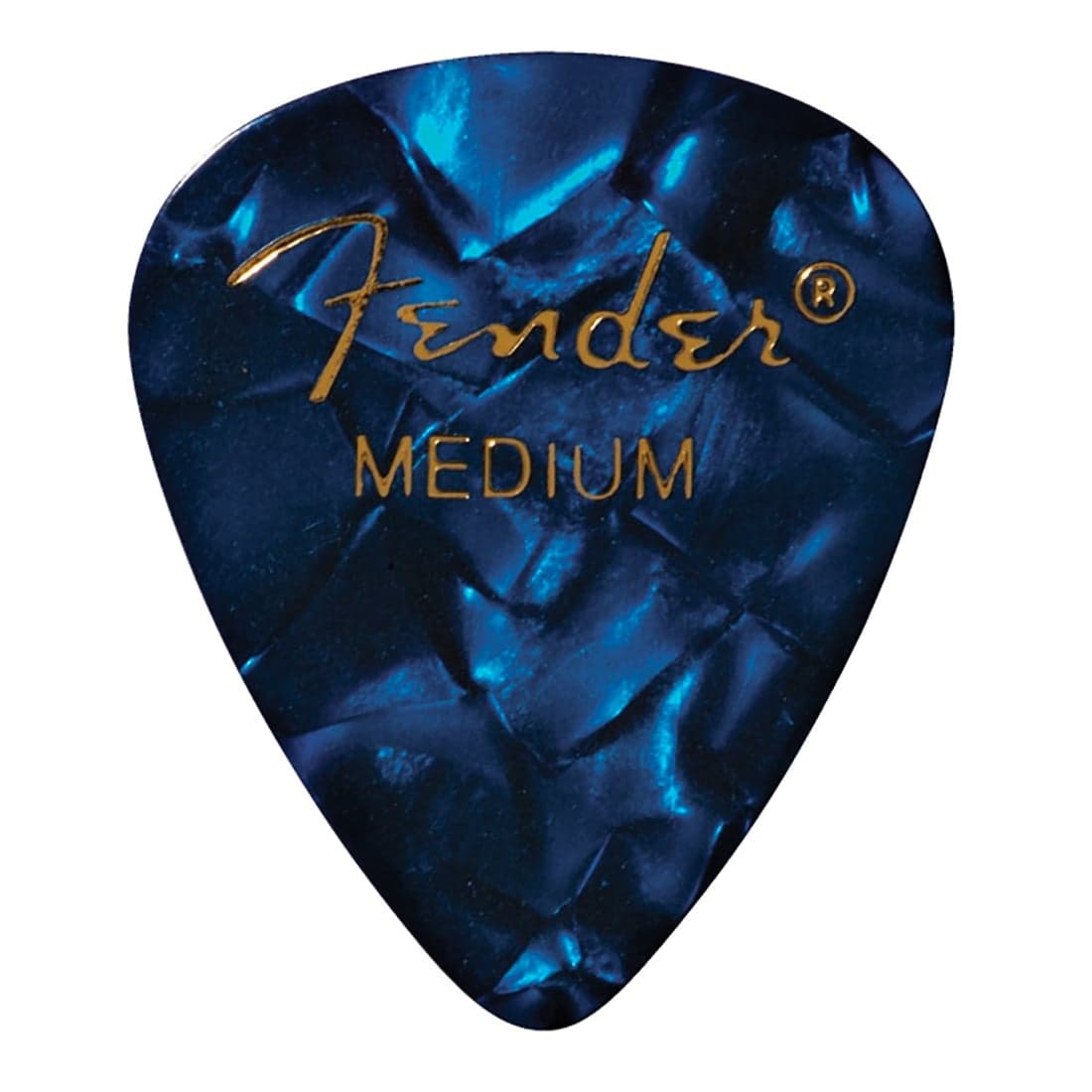 Fender 351 Shape Premium Lot de 12 médiators medium Bleu