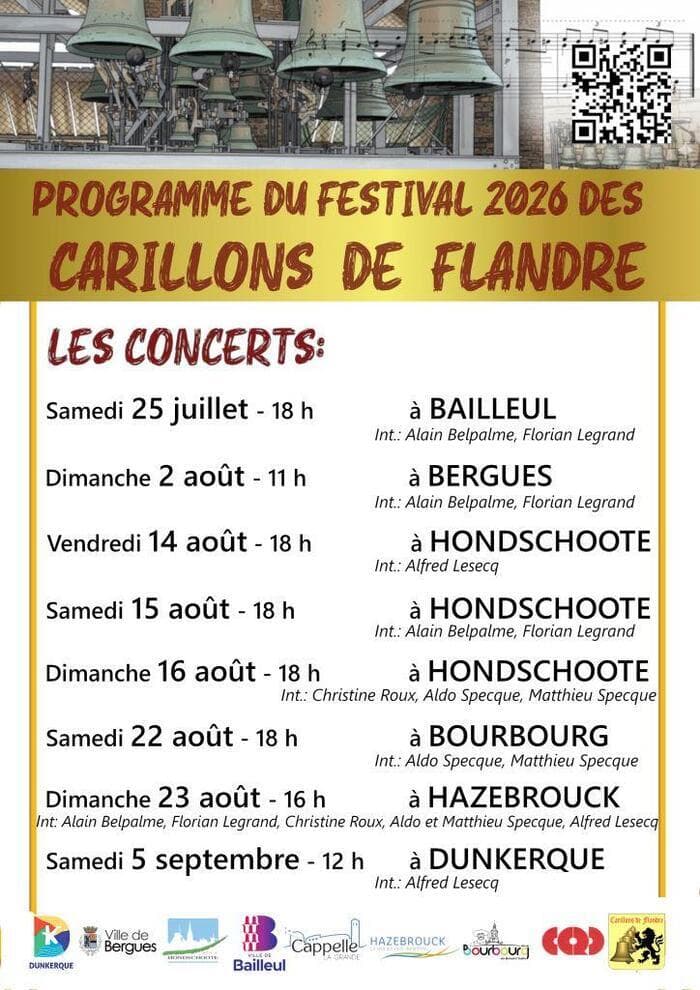 Affiche, Festival des Carillons de Flandre