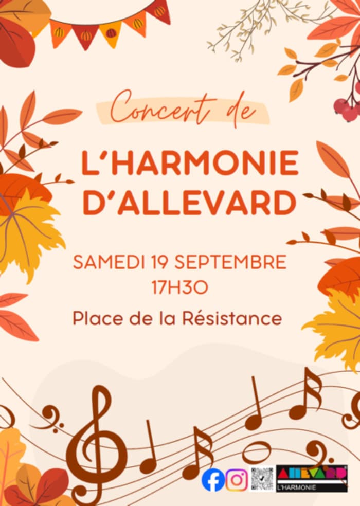 Affiche, Concert de fin de saison estivale