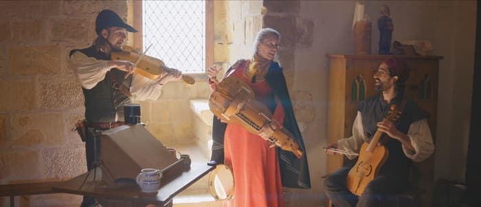 Affiche, Concert de musique médiévale - Trio "Mirabilia"