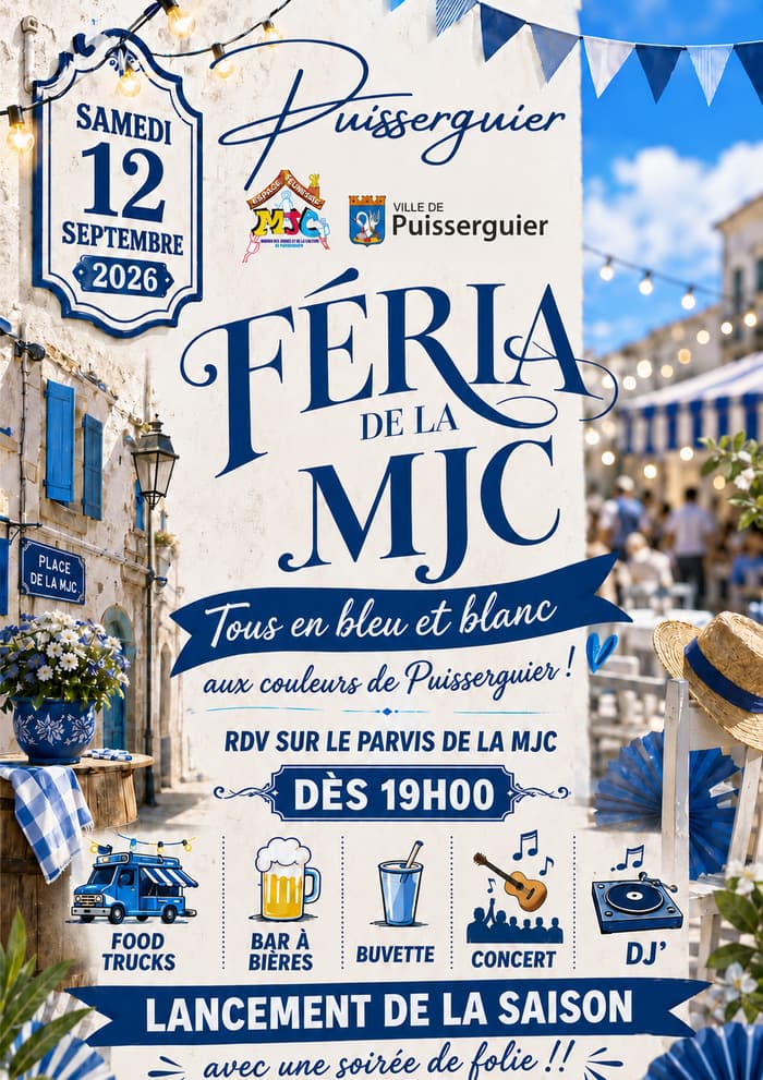 Affiche, Feria de la MJC