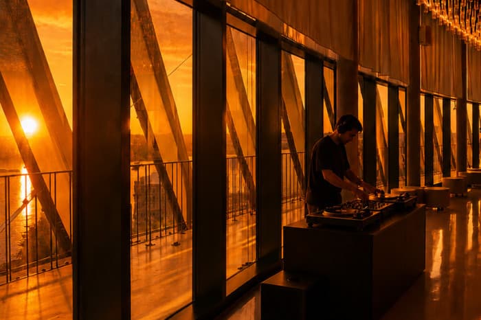 Affiche, DJ Set au Belvédère