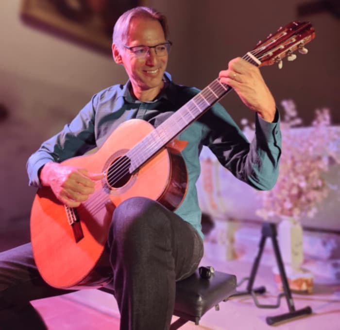 Affiche, Laurent Vadkerti – Récital de guitares