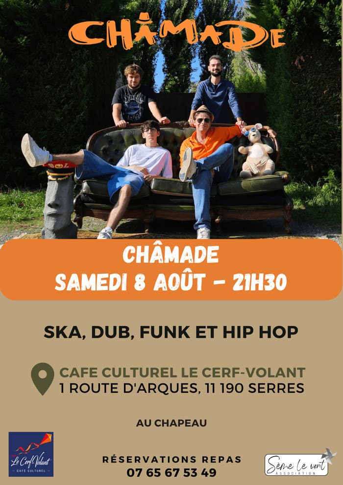 Affiche, Châmade en concert