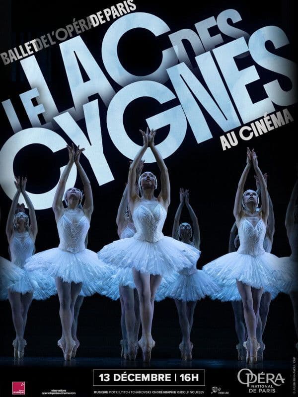 Affiche, Le lac des cygnes (Opéra de Paris)