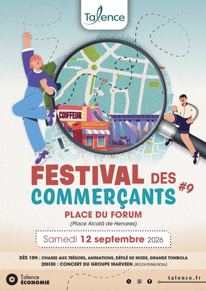 Affiche, Le Festival des Commerçants de Talence