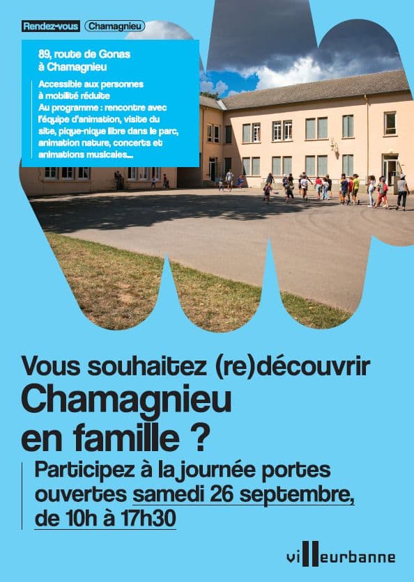 Affiche, Journées Portes Ouvertes du centre plein air de Chamagnieu