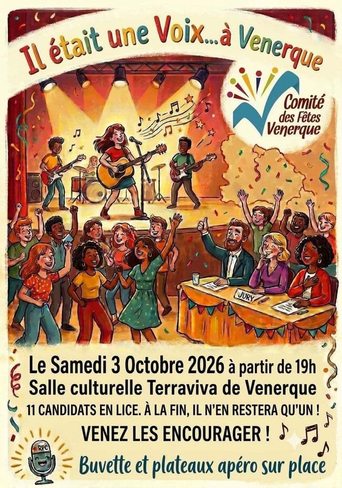 Affiche, Tremplin musical : Il était une voix... à venerque