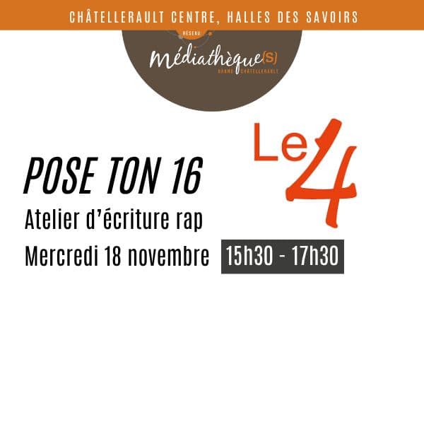 Affiche, Permanence Le 4 Infos Jeunes : Pose ton 16