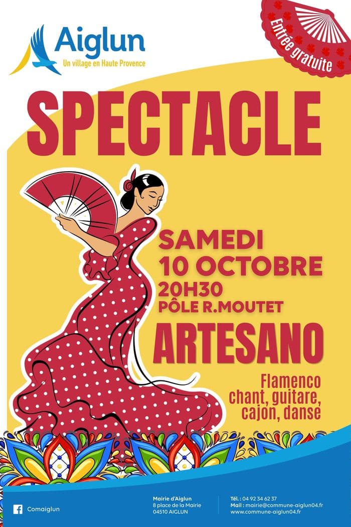 Affiche, Spectacle de Flamenco