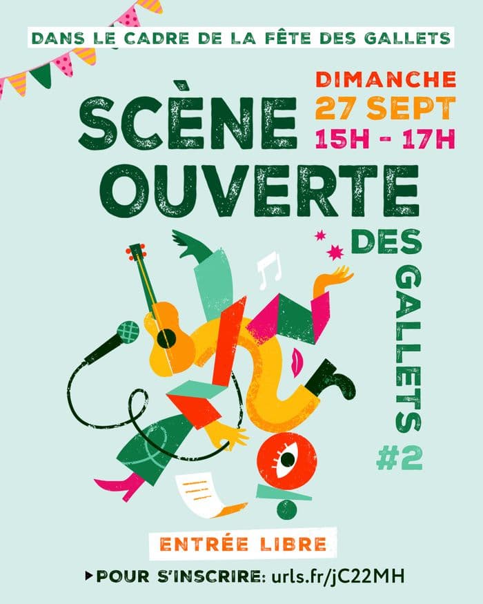 Affiche, Scène ouverte des Gallets #2