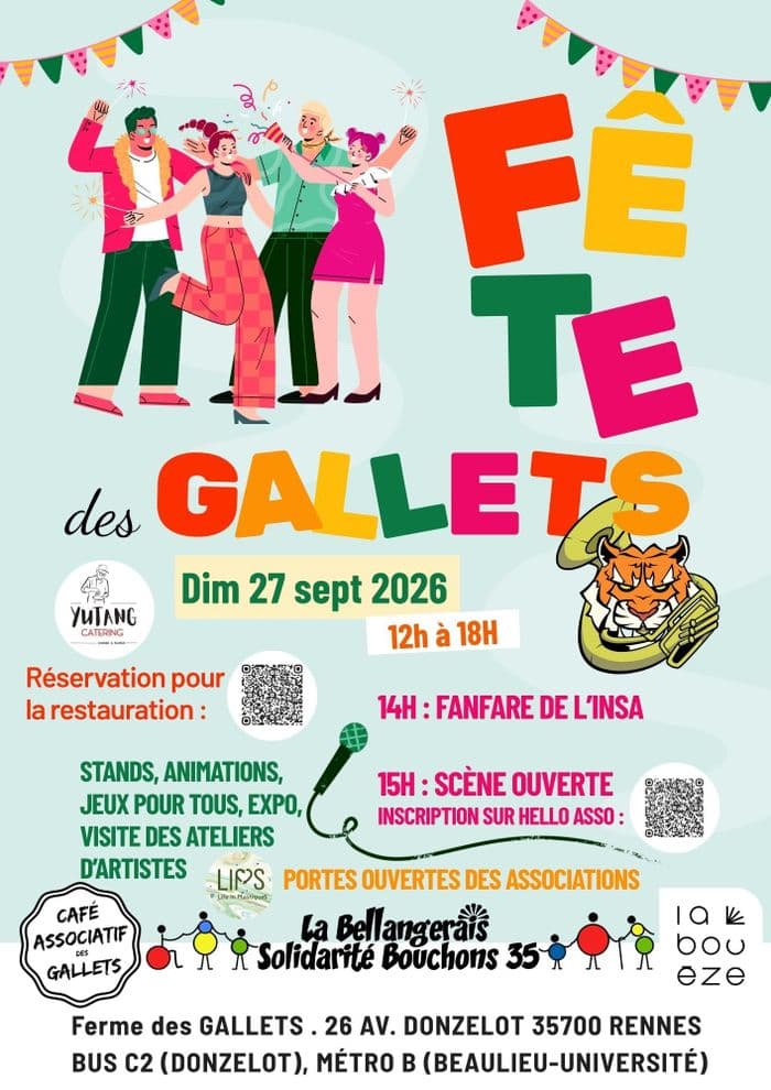 Affiche, Fête des Gallets